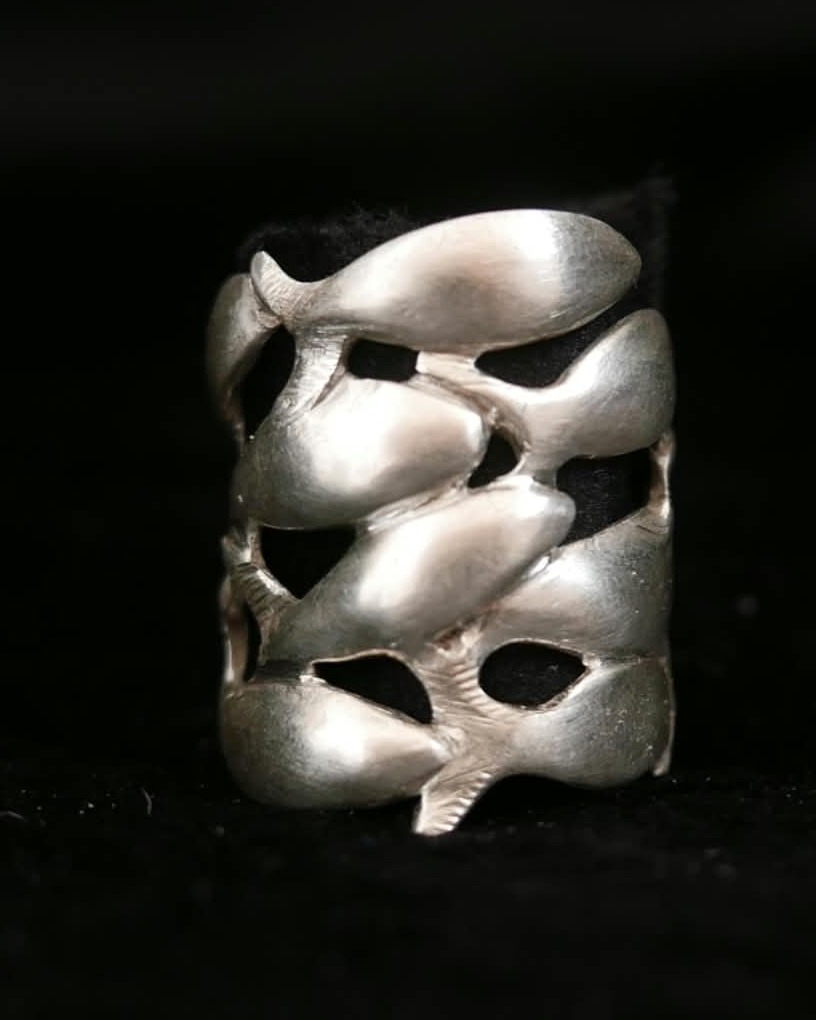 Pesciolini, anello in argento 925