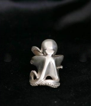 Polpo Grande, anello in argento 925