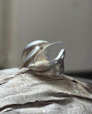 Rondini, anello in argento 925